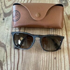 Ray Ban Chris sunglasses in Matte Havana